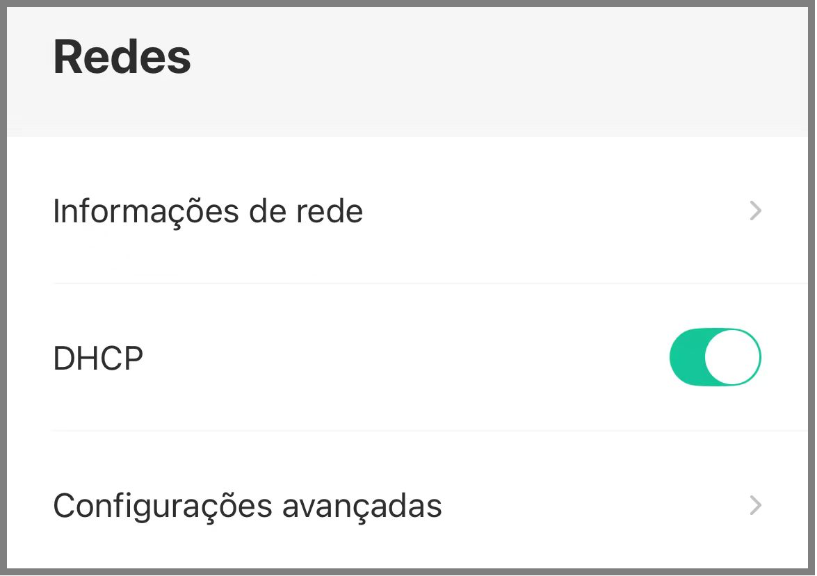 Configurações de Redes
